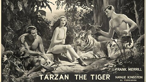 TARZAN THE TIGER (1929)Frank Merrill, Natalie Kingston & Al Ferguson | Adventure |B&W|Vintage Cinema