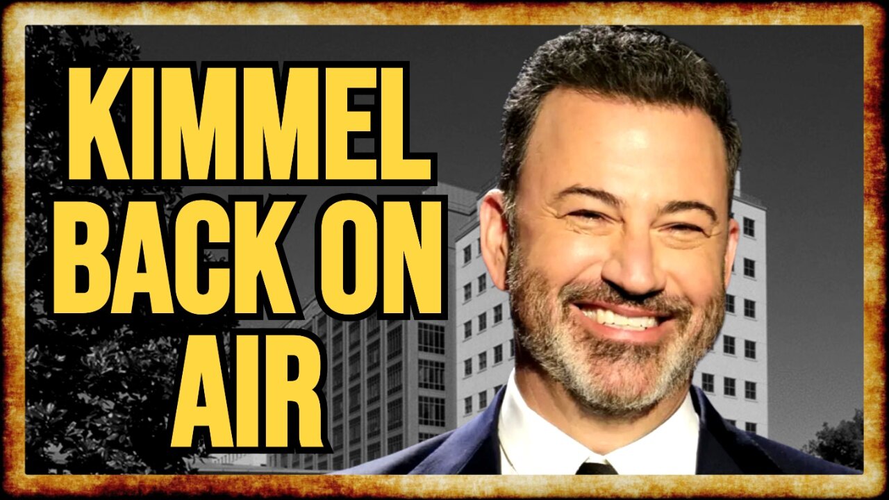 Jimmy Kimmel BACK ON AIR at ABC