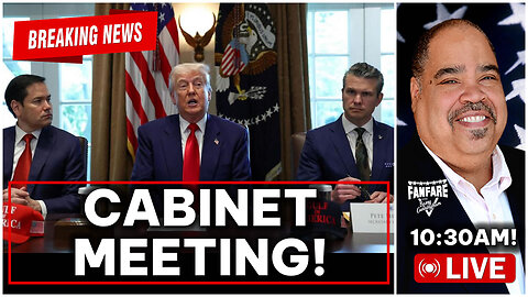 BREAKING NEWS: PRESIDENT TRUMP HOSTS CABINET MEETING!