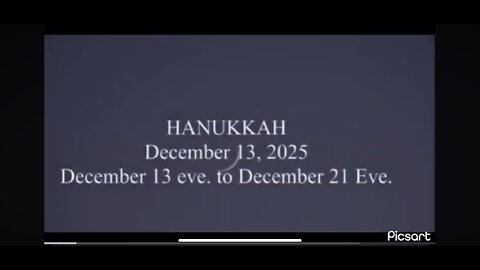 High Holy Day Alert 🔔: HANUKKAH 🕎 Dec 13th Sundown - Dec 21st Sundown