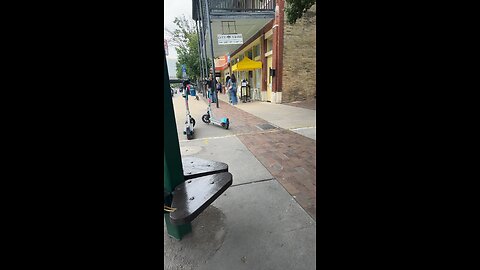 Just a little preaching in front of City Tribe Chuch