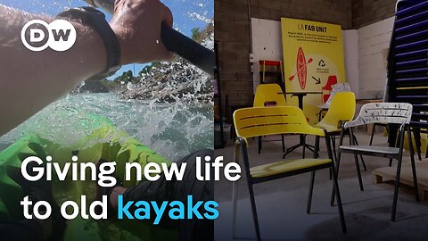 One man's mission to turn old kayaks into new furniture in France | Focus on Europa