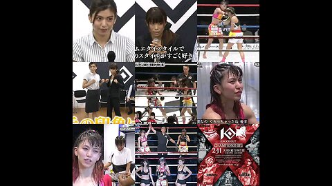 Knock out championship1:ぱんちゃん璃奈対祥子（再戦）。