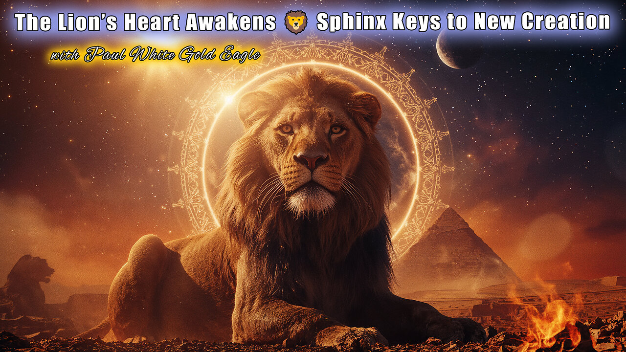 🦁 Lion’s Heart Awakens: Sun-Regulus Conjunction & Black Moon Portal 🕉 Sphinx Keys to New Creation 🕉