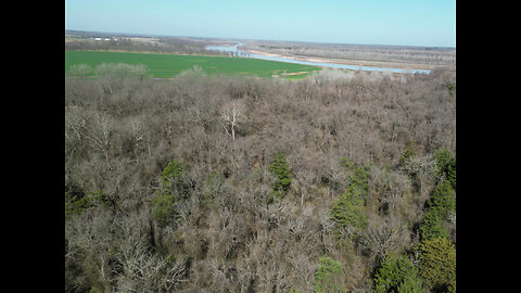 1270 acres Hillard Ranch Drone Video Red River County, TX