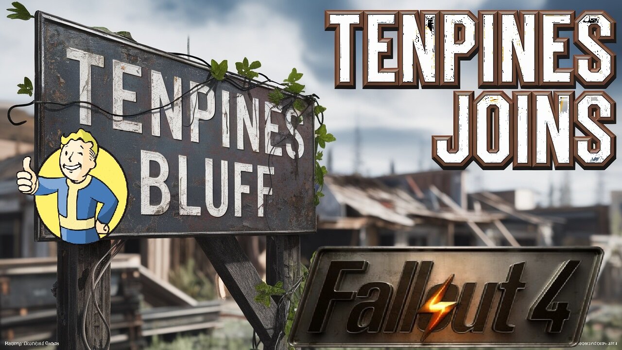 Fallout 4 Ep 8: Tenpines joins, Wattz Electronics Store, new Scarlet Coat, Black Devil message.