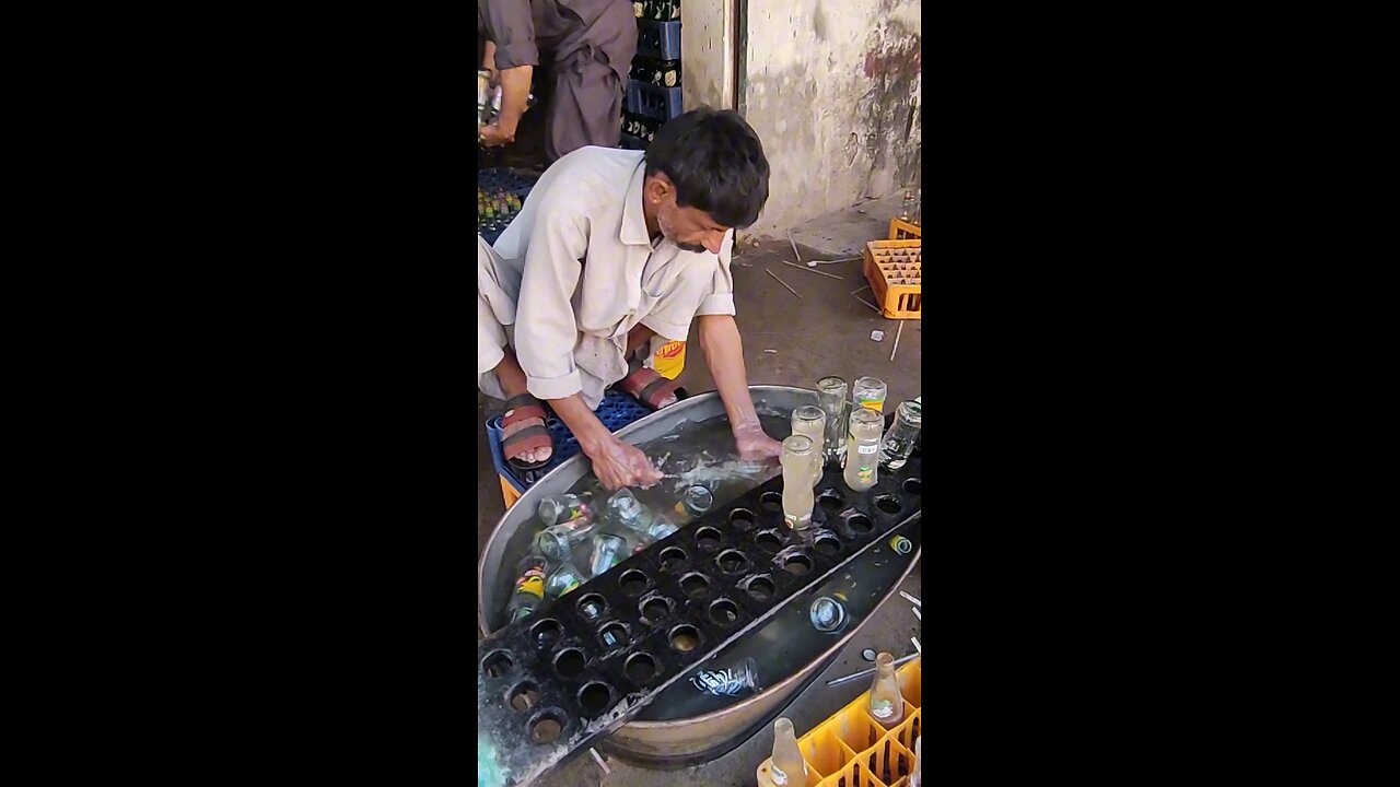 refil lemon soda bottle