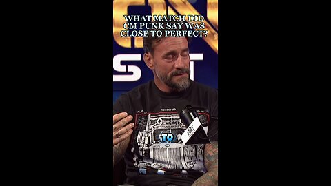 WHAT MATCH DID CM PUNK SAY IS CLOSE TO PERFECT?