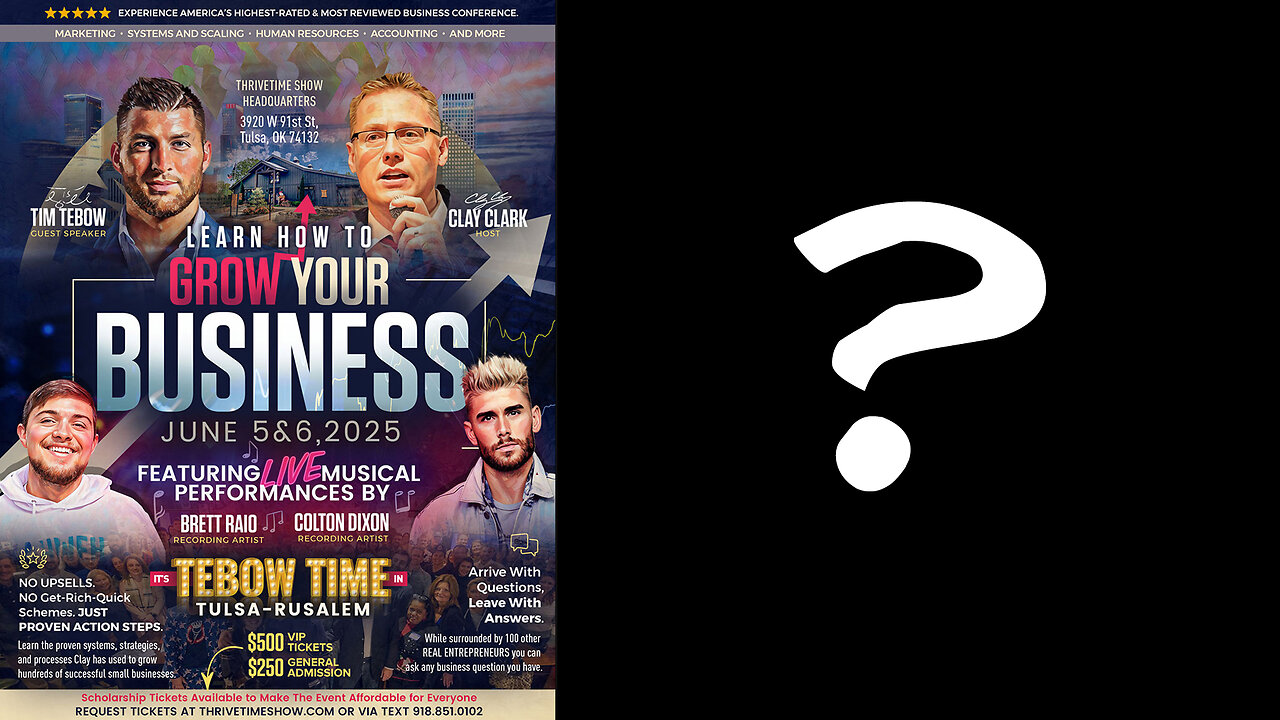Business Coach | How Many Years Have You Been Telling Yourself You'll Make That Change? Daily Hour of Power + Why Consistency In Small Things Makes the Difference + Join Tebow At Clay Clark's June 5-6 Business Workshop