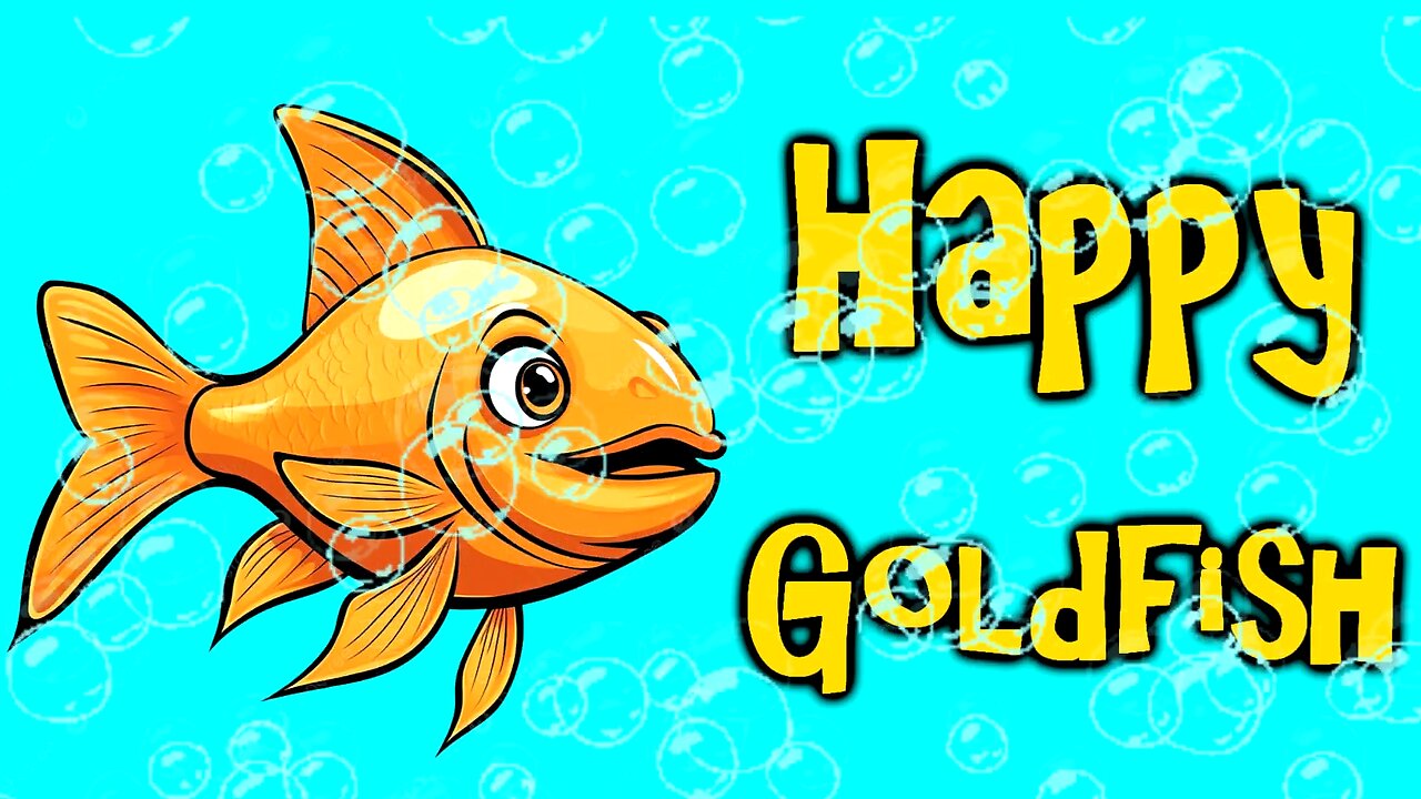 Happy Goldfish Swimming in a Boat in the Spring of 2025