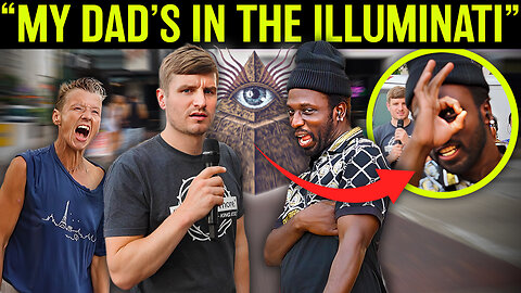 "Celebrity" Tells Street Preacher His Dad's in the ILLUMINATI