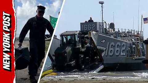 US Military Disembarks on El Faro Beach in Puerto Rico as Operations in the Caribbean Escalate