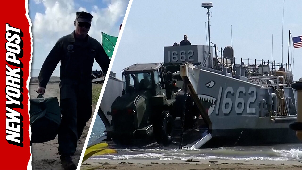 US Military Disembarks on El Faro Beach in Puerto Rico as Operations in the Caribbean Escalate