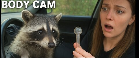 Raccoon Busts Girl With Meth Pipe on Body Cam?!