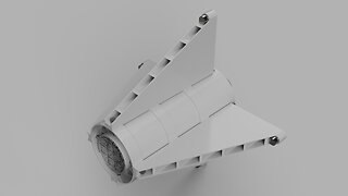 Micro Biplane Batwing Cross Prop Drone-Plane (Single Wall)