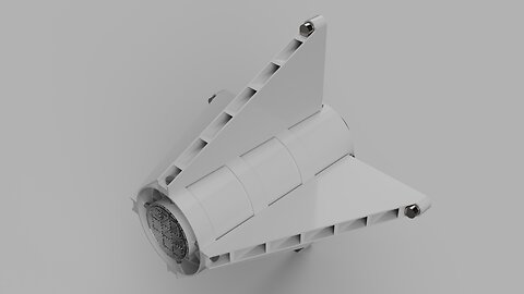 Micro Biplane Batwing Cross Prop Drone-Plane (Single Wall)