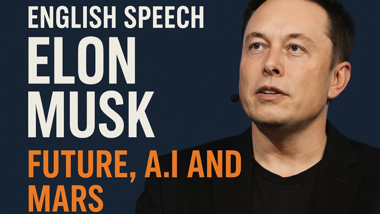 ENGLISH SPEECH ELON MUSK: FUTURE, A.I AND MARS-6