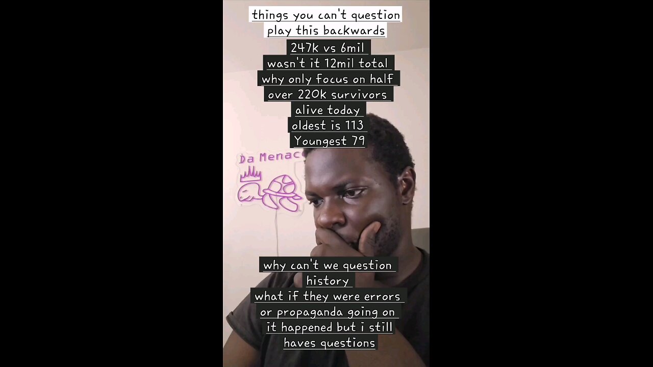 things you can't question play this backwards