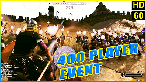 Mount and Blade 2 Bannerlord (2020). 400 PLAYER EVENT: Calradian War #14. PC. Multiplayer Gameplay