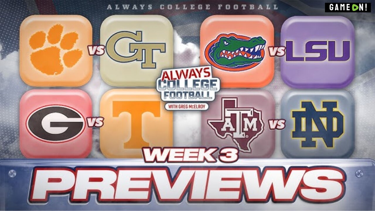 College Football Week 3 BEST BETS!