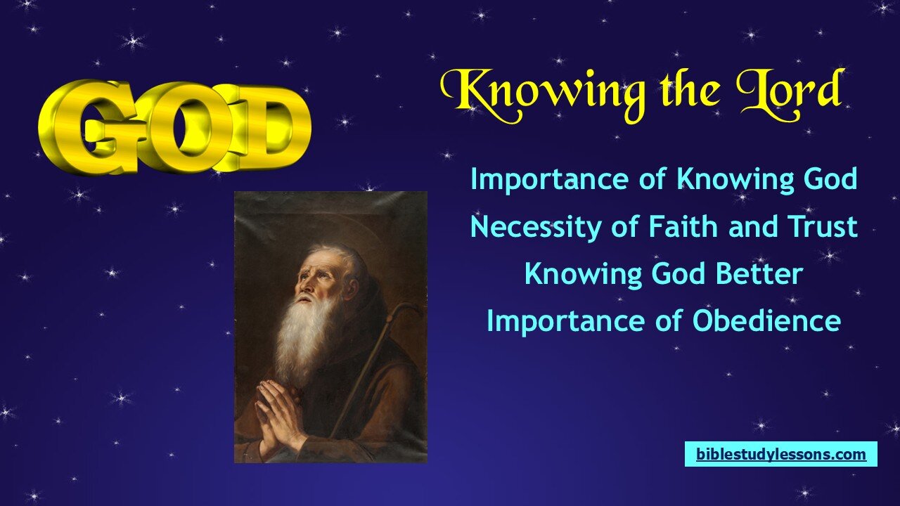 Video Bible Study: Knowing God