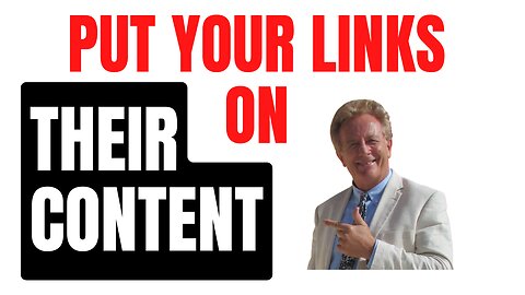 How to Earn Affiliate Commissions Putting Your Link On Other People's Content
