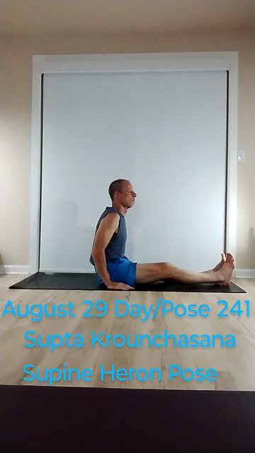 Supta Krounchasana / Supine Heron Pose