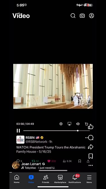 Trump in Abrahamic Family House