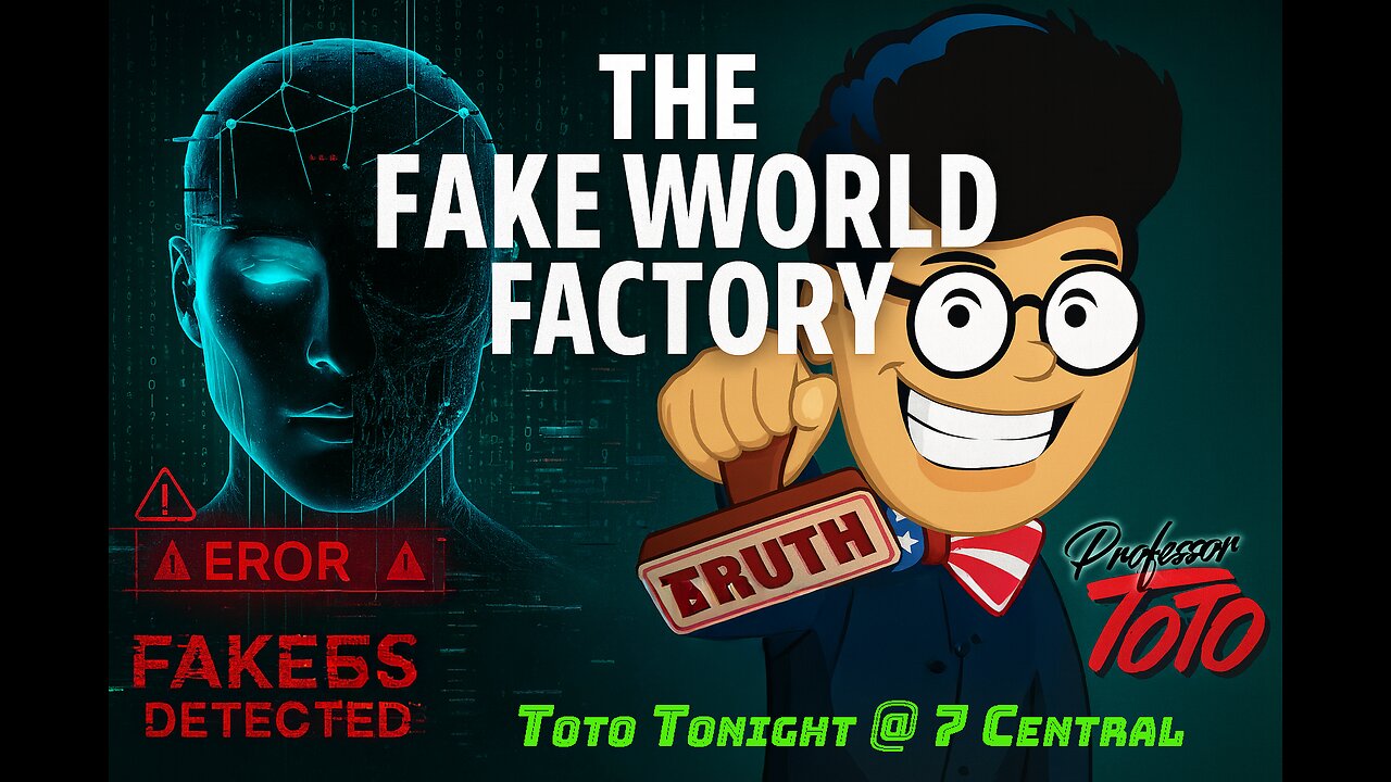 Toto Tonight 8/12/25 "How to Navigate the Fake World Factory"