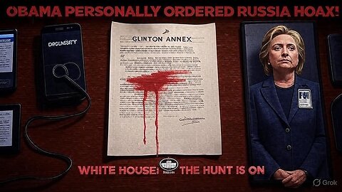 🚨 DECLASSIFIED ANNEX PROVES OBAMA'S TREASON: White House Confirms "THE HUNT IS ON"! #TheStorm