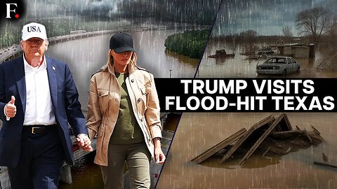 Texas Floods: Trump & First Lady Melania Survey Damaged Areas | N18G