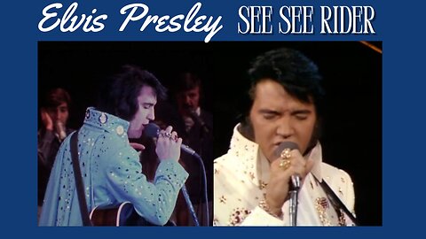 Elvis Presley 'See See Rider' Live Combo Tribute 1972 & 1973.