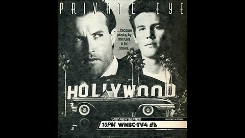 1987 Private Eye Episode 4 Blue Movie Starring Josh Brolin & Michael Woods