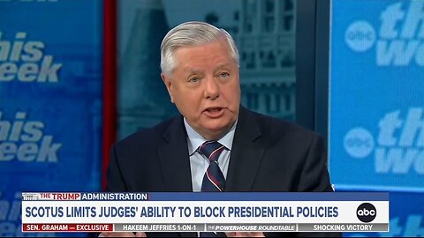 Sen Lindsey Graham: Judge Shopping Needs To Stop