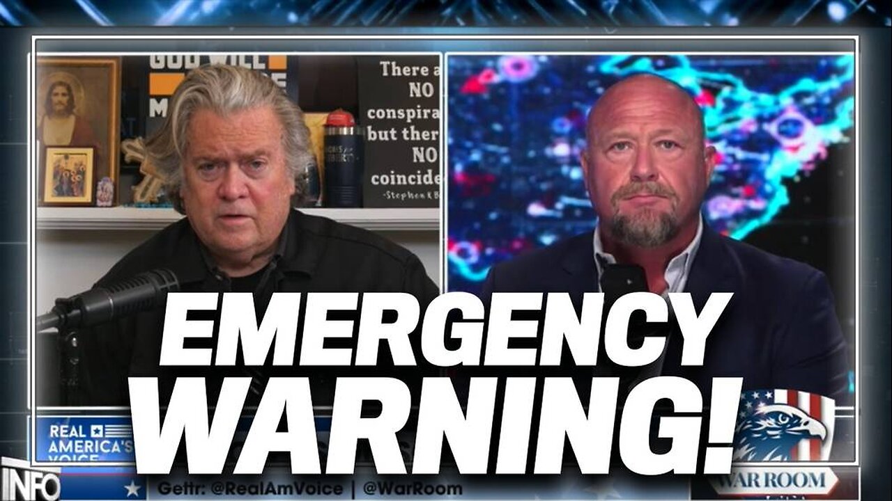 RED ALERT! Alex Jones and Steve Bannon Issue Emergency Iran/Israel War Briefing