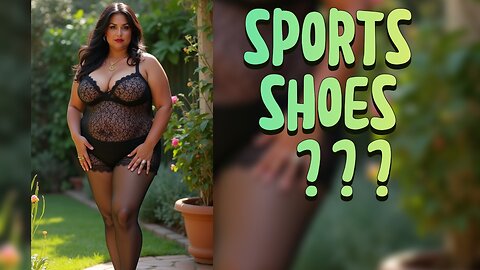 Hot Women Wear Sports Shoes