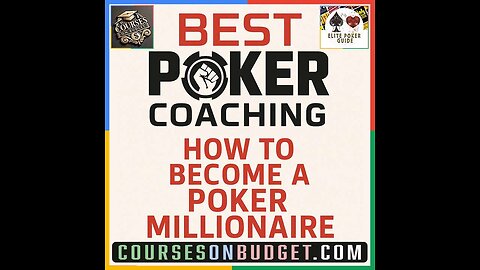 BEST POKER COACHING HOW TO BECOME A POKER MILLIONAIRE