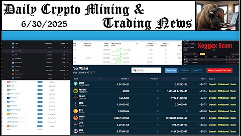 Crypto Mining and Trading News - Ep. 30 (Exchange Check-in, Any Mining Opportunities?)