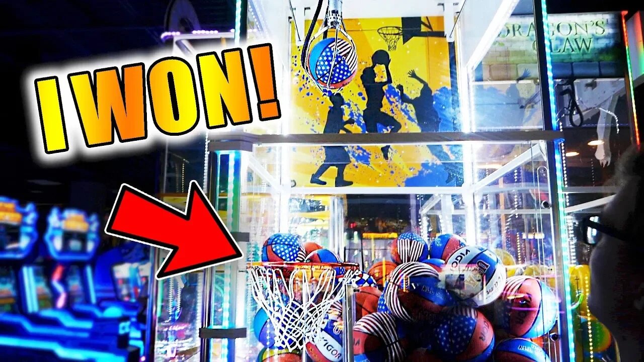 MAKE A BASKET, WIN FROM THE CLAW MACHINE! (EXTREME)