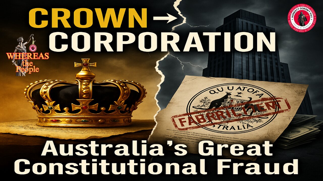 From Crown to Corporation: Australia’s Great Constitutional Fraud