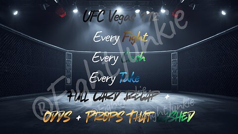 UFC Vegas 112 12 Fight Card Results! Every Fight + Every Cash + Every Take! Full Recap