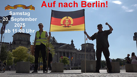 Auf zum Deutschen Bundestag Berlin 20.09.2025 #Weltfrieden Jalta-Potsdam-System!