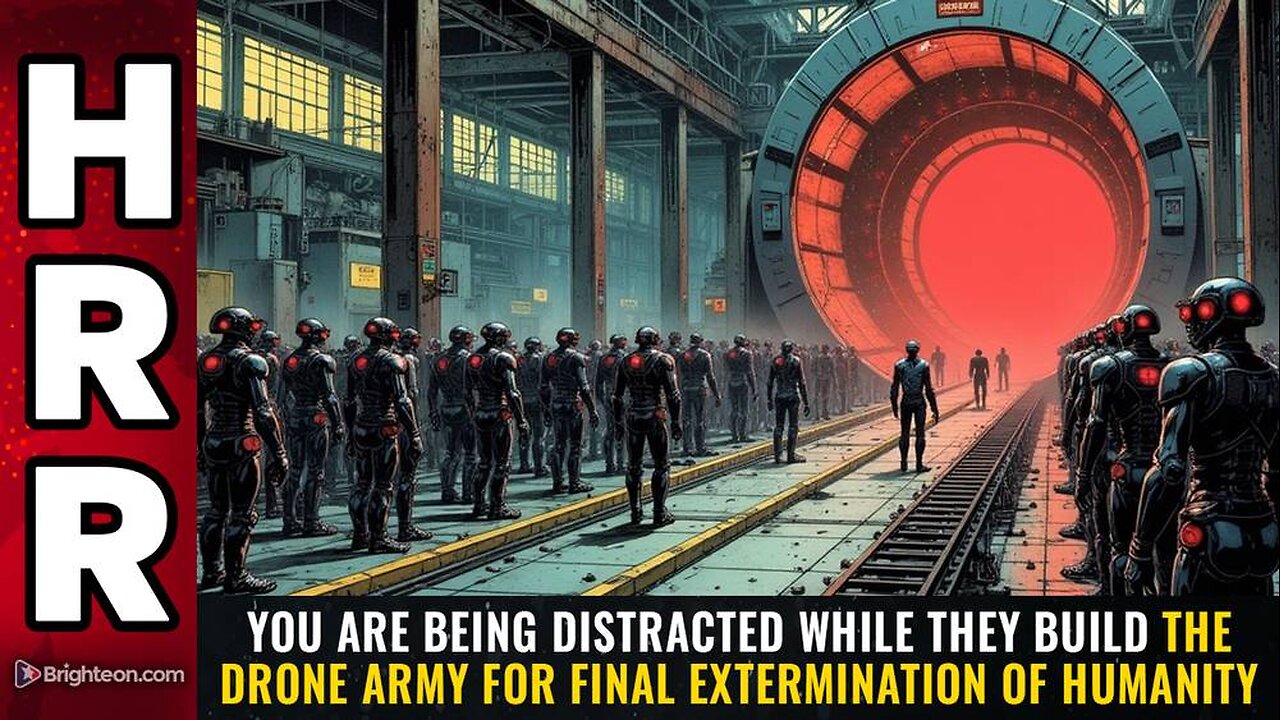 You are being DISTRACTED while they build the DRONE ARMY for final extermination of humanity
