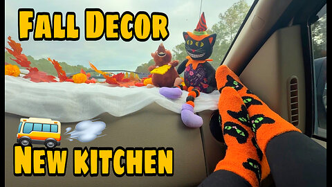 Decorating the Truck for our fall trip- (New Kitchen)