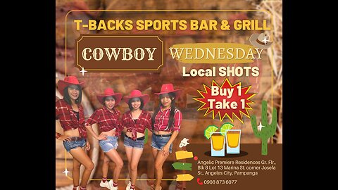 T-Backs Sports Bar and Grill Sports Schedule and Wingsday wing special for Wednesday May 14, 2025