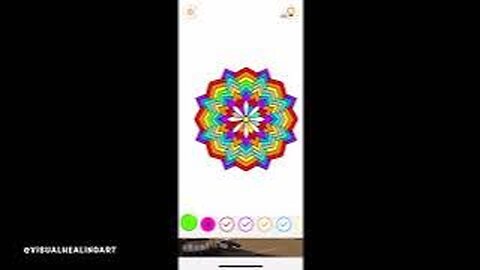Relax, Recharge, Reflect with the Happy Color app. Mandalas