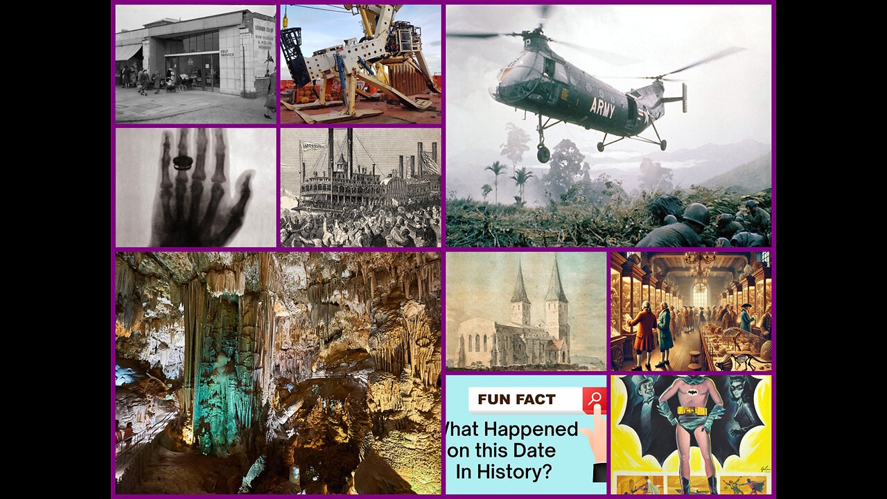 THIS DATE IN HISTORY - Bonaparte Ban, Seatrains, Victory Sausages AND MORE! 01-12-2026