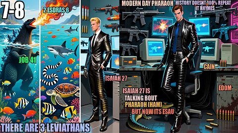 Isaiah 27 Three Leviathans, Dragons, Multi-Fold And Hard Scriptures, Branches Grafted In/Out 7-8