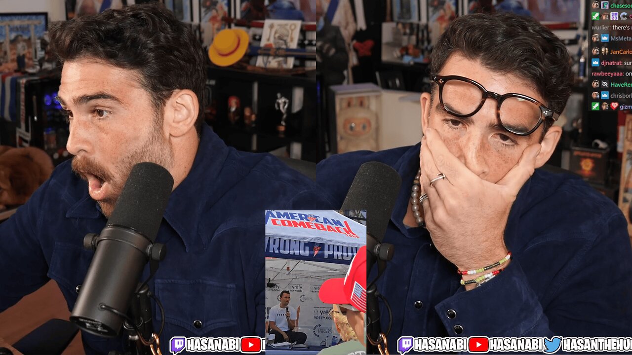 HasanAbi Reacts to Charlie Kirk Being Shot on Stage at Utah Valley University