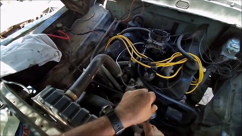 Finished the plug wires